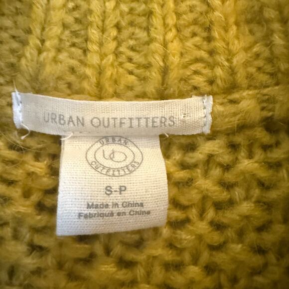 Urban Outfitters Mustard Yellow Open Knit Sweater - S - Picture 6 of 8